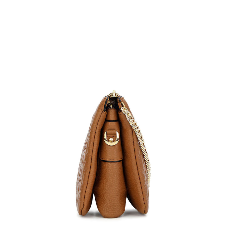 Monogram Sling Bag - Caramel