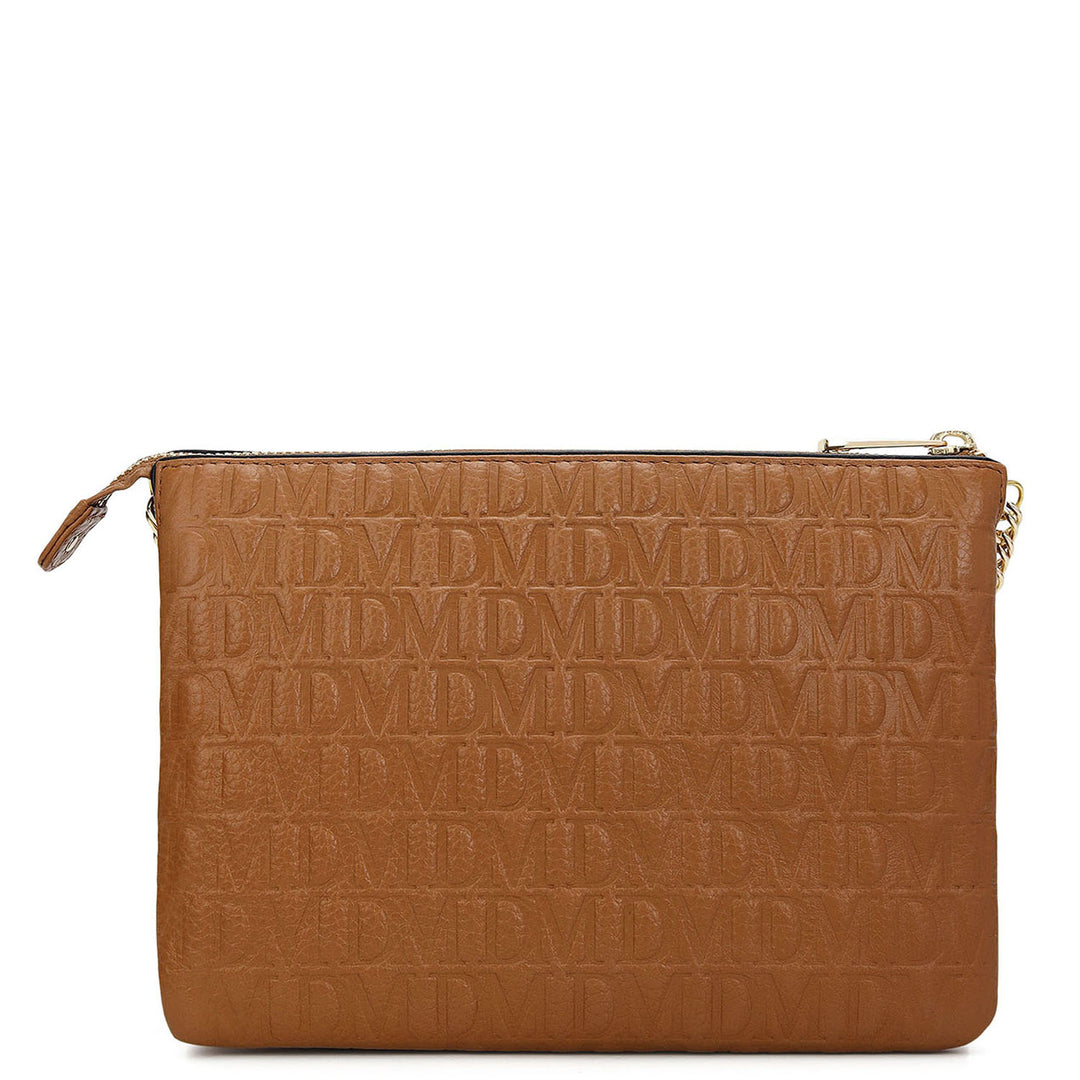 Monogram Sling Bag - Caramel