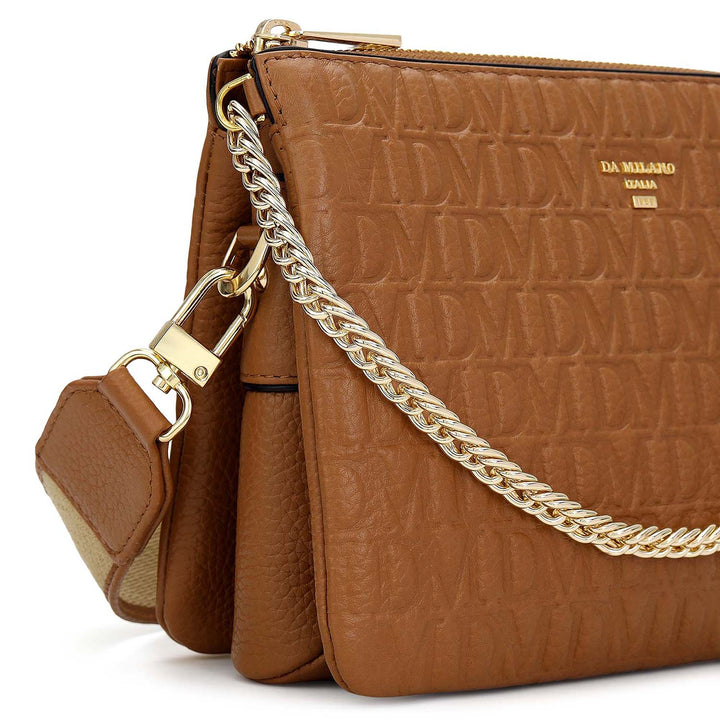 Monogram Sling Bag - Caramel