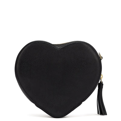 Amore Small Franzy Leather Sling Bag - Black