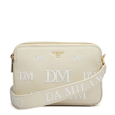 Small Wax Leather Sling - Off White
