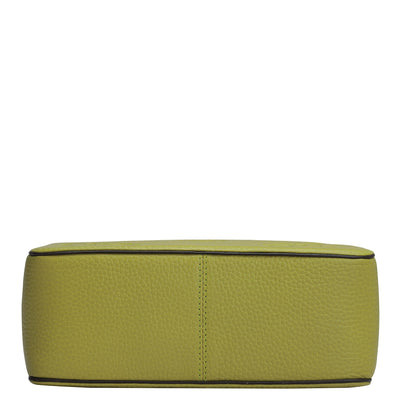 Small Wax Leather Sling - Green Tea