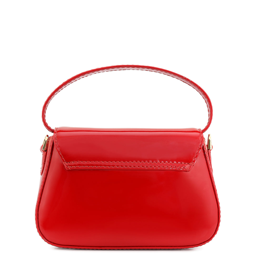 Small Patent Leather Sling - Red