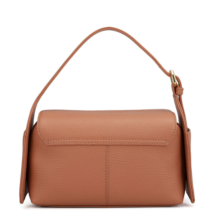 Small Wax Leather Sling - Terracotta