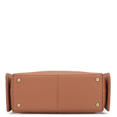 Small Wax Leather Sling - Terracotta