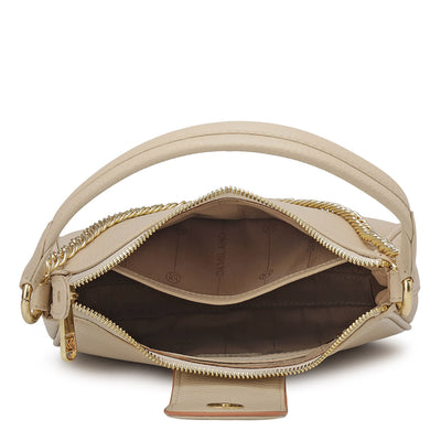 Small Wax Leather Sling - Dove