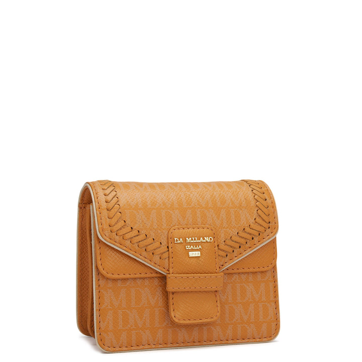 Small Monogram Franzy Leather Sling - Flame