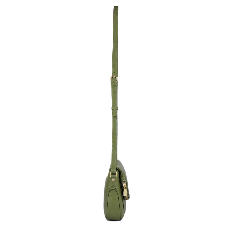Small Wax Leather Sling - Fern