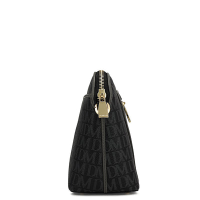 Small Monogram Leather Sling - Black