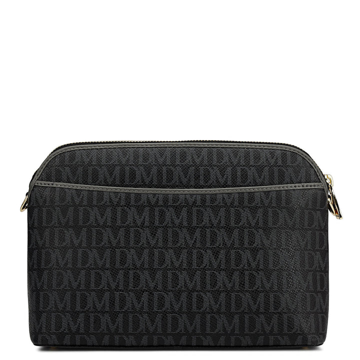 Small Monogram Leather Sling - Black