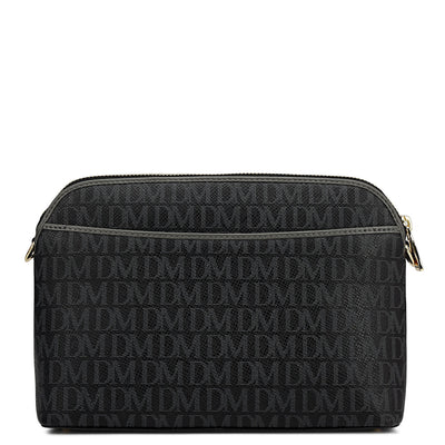 Small Monogram Leather Sling - Black