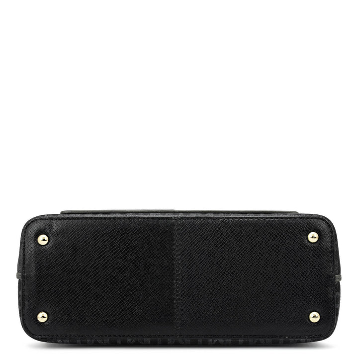 Small Monogram Leather Sling - Black