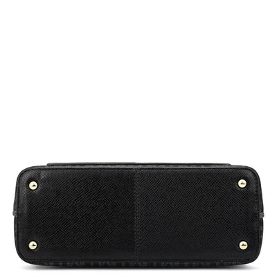 Small Monogram Leather Sling - Black