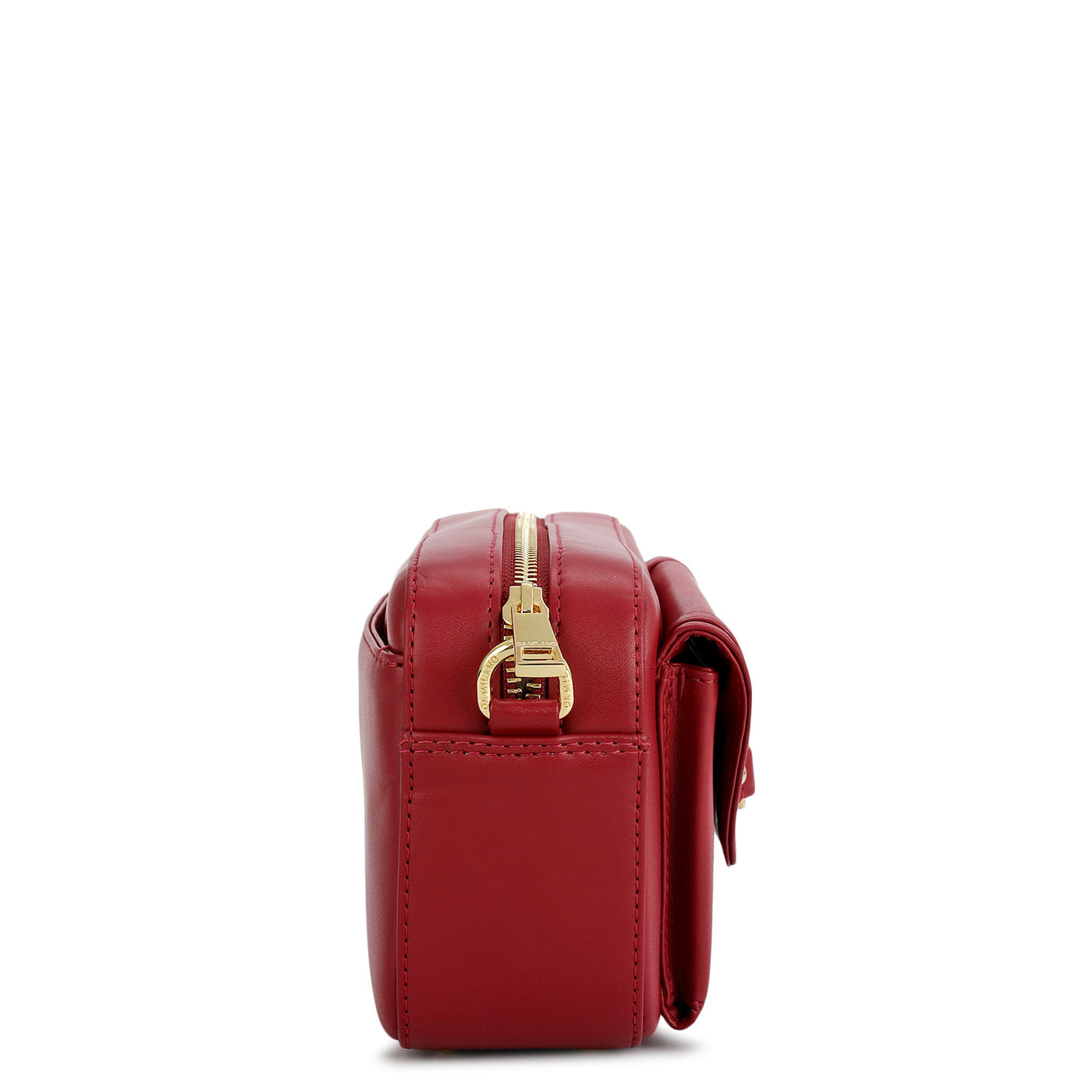 Small Plain Leather Sling - Plumberry