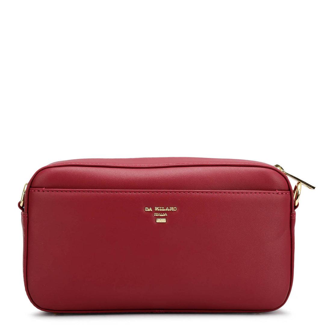 Mini Plain Leather Sling - Plumberry