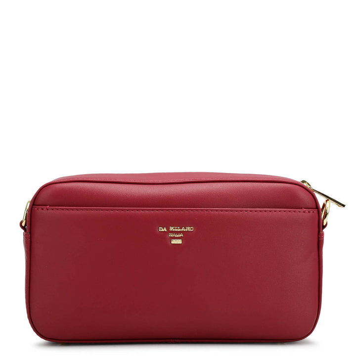 Mini Plain Leather Sling - Plumberry