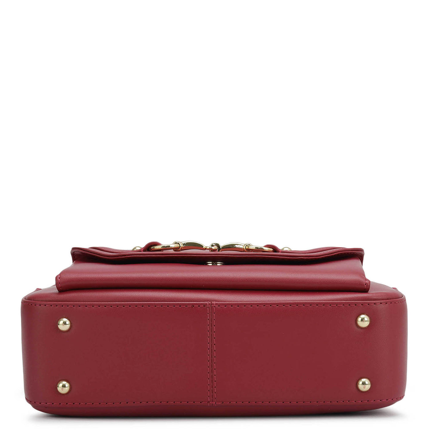 Small Plain Leather Sling - Plumberry