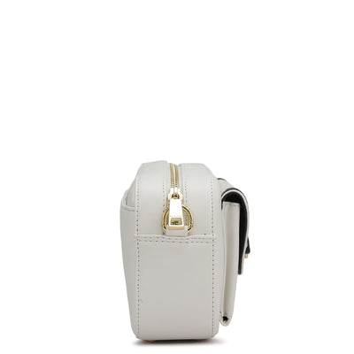 Small Plain Leather Sling - Snow