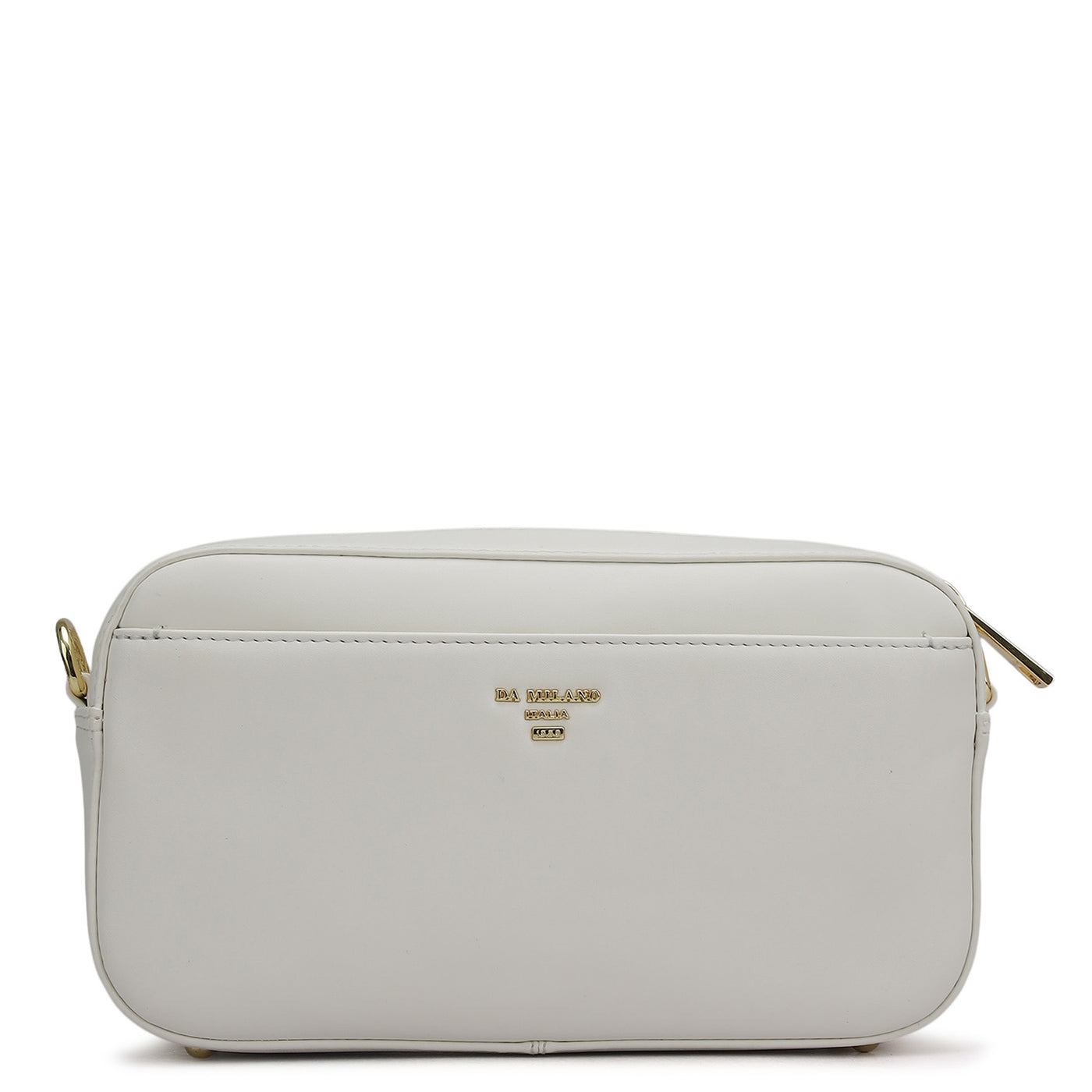 Small Plain Leather Sling - Snow