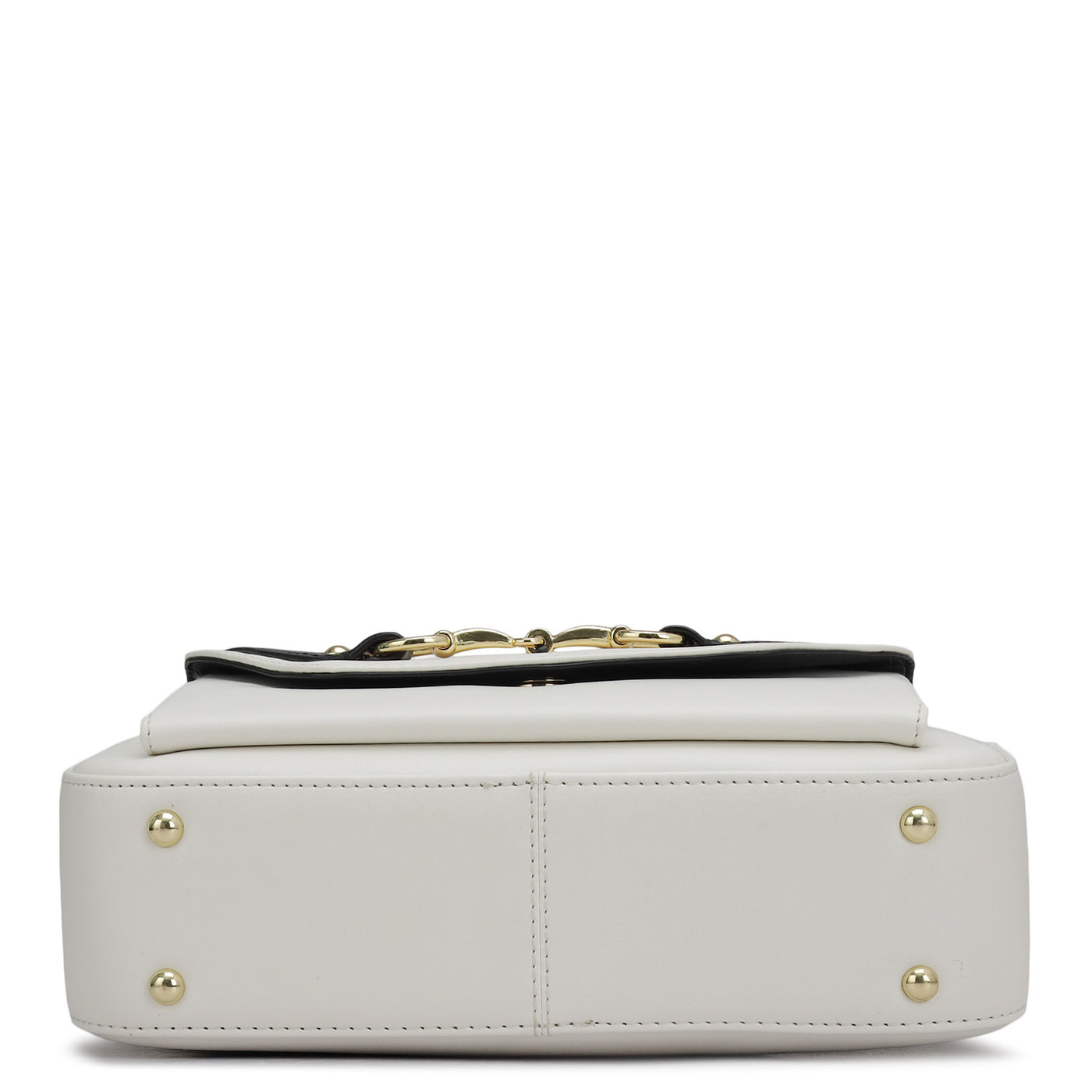 Small Plain Leather Sling - Snow