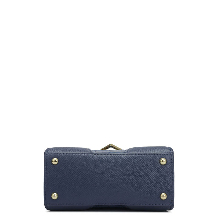 Small Croco Franzy Leather Sling - Stardust