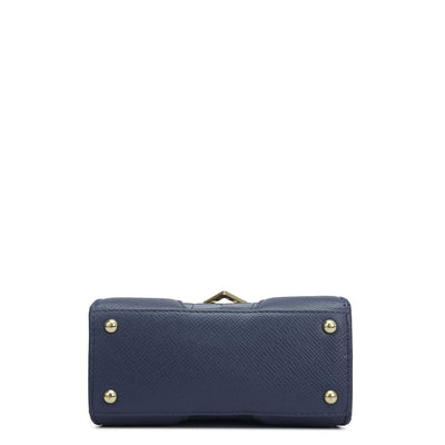 Small Croco Franzy Leather Sling - Stardust