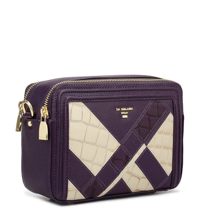 Mini Mosaic Franzy Leather Sling - Grapevine & Frost