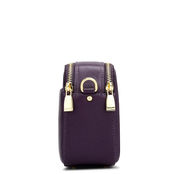Mini Mosaic Franzy Leather Sling - Grapevine & Frost