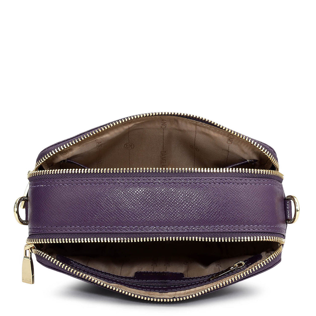 Mini Mosaic Franzy Leather Sling - Grapevine & Frost