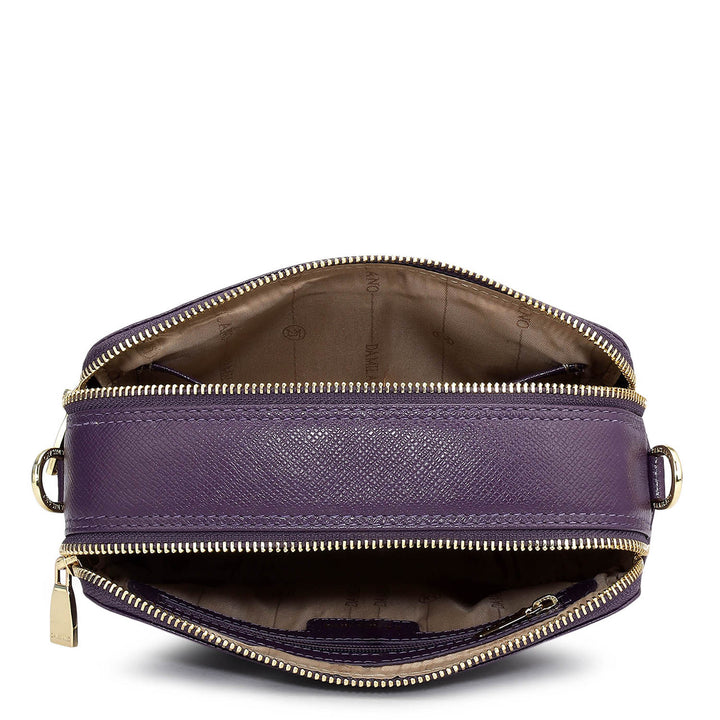 Mini Mosaic Franzy Leather Sling - Grapevine & Frost