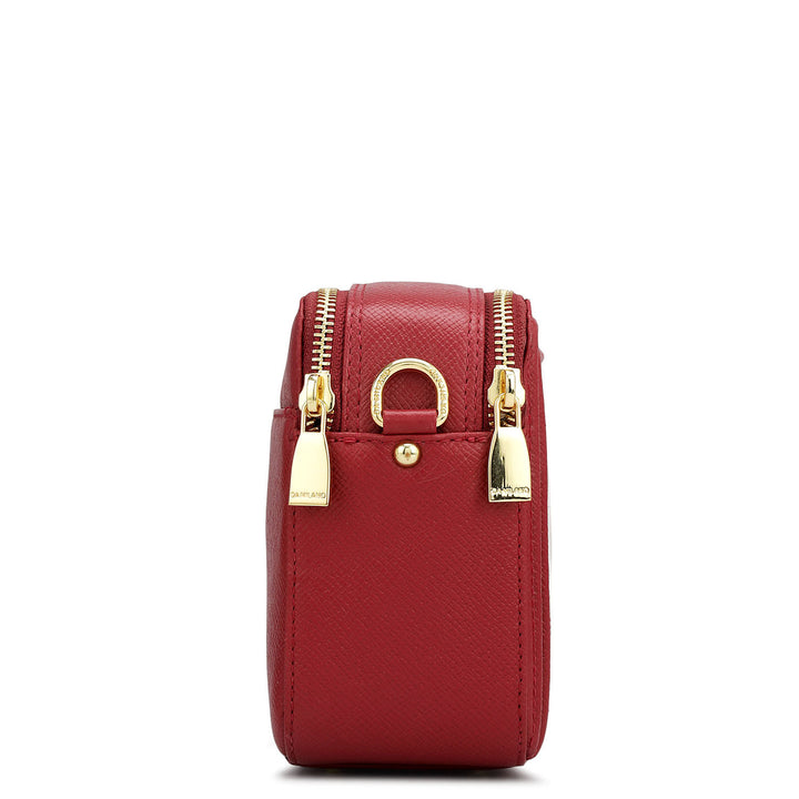 Mini Mosaic Franzy Leather Sling - Plumberry & Frost