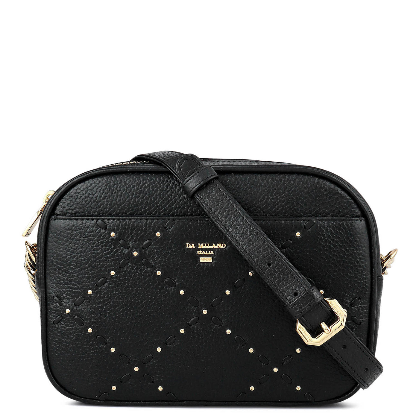Serena Bunti Wax Leather Sling - Black