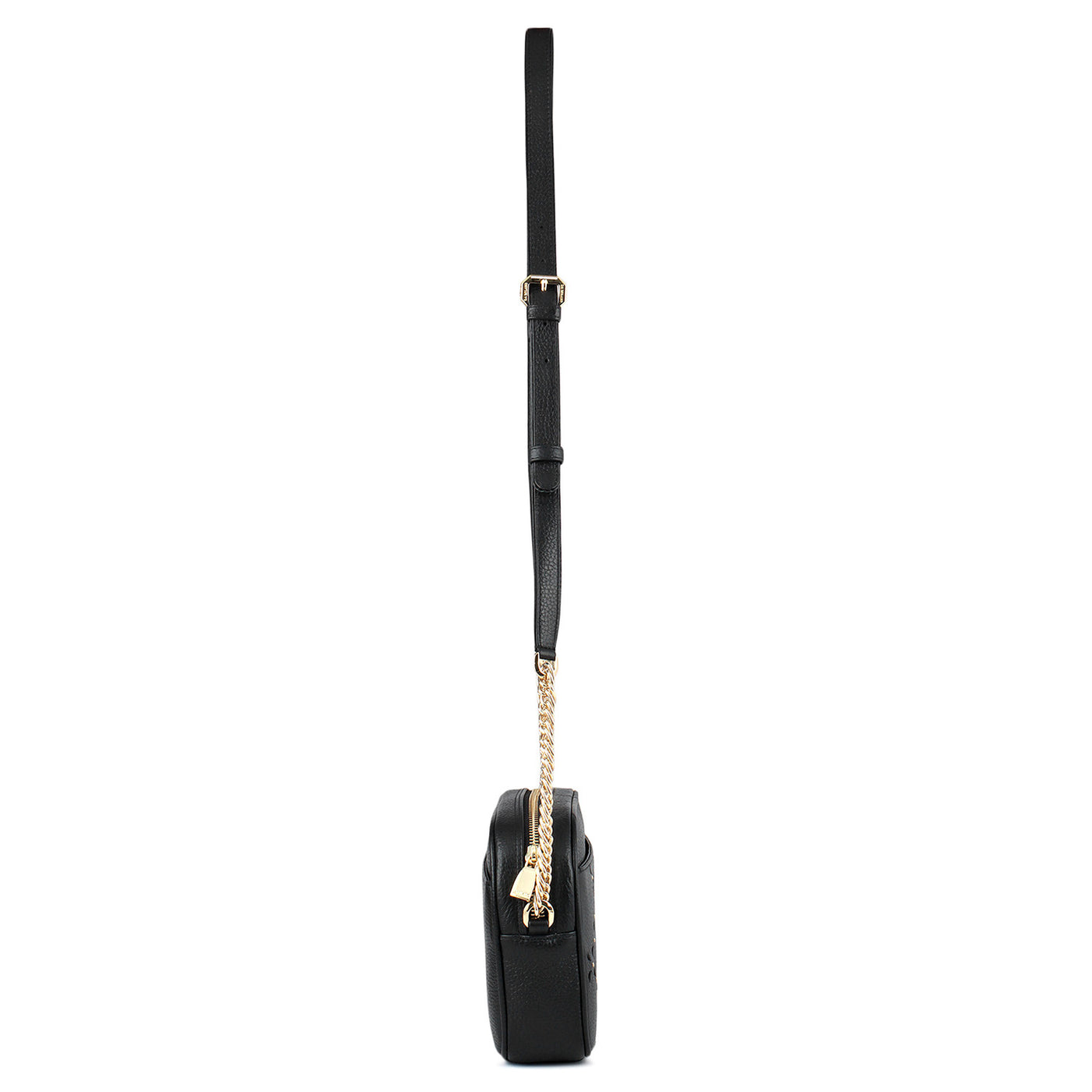 Serena Bunti Wax Leather Sling - Black