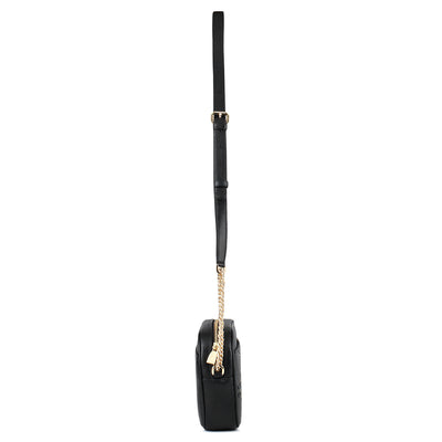 Serena Bunti Wax Leather Sling - Black