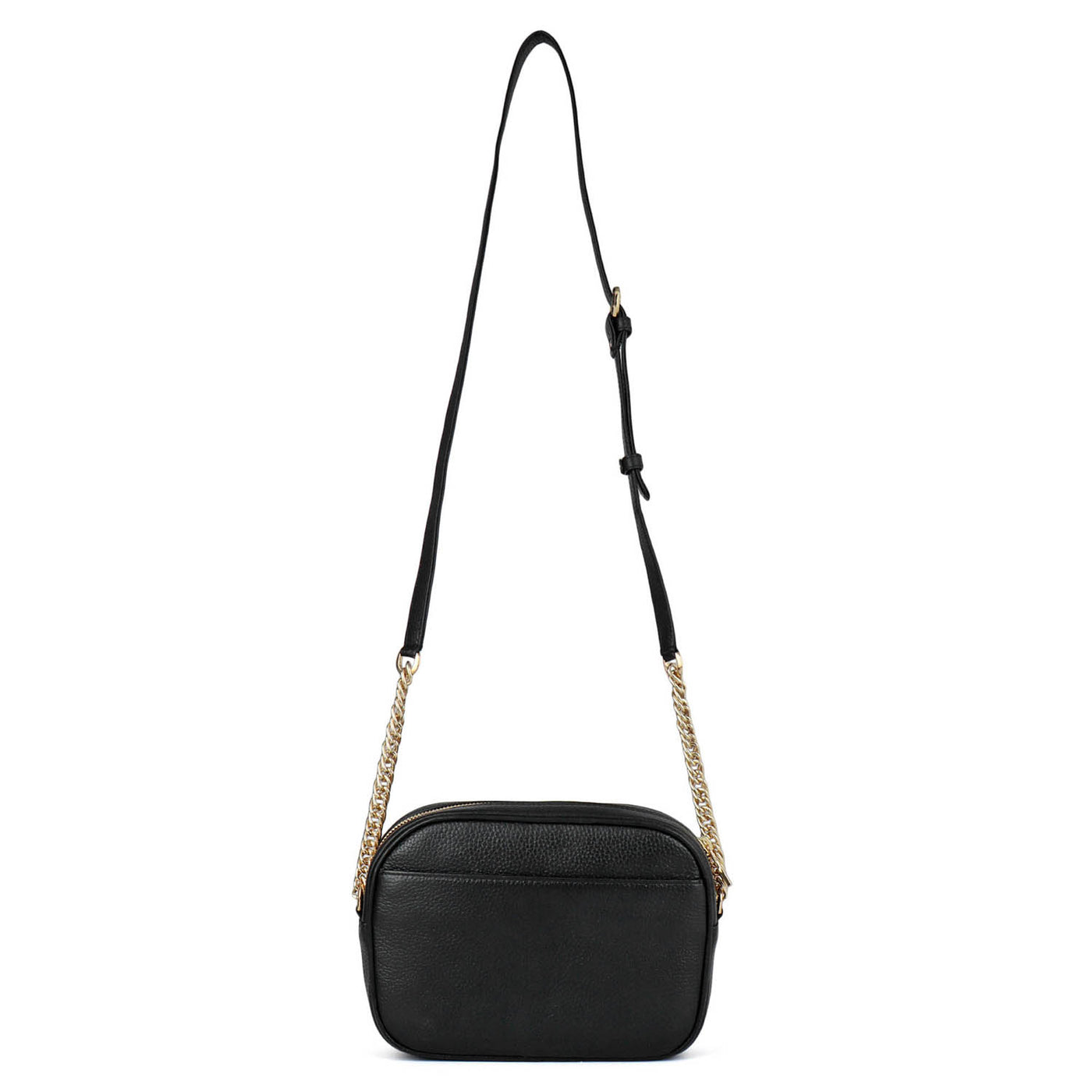 Serena Bunti Wax Leather Sling - Black