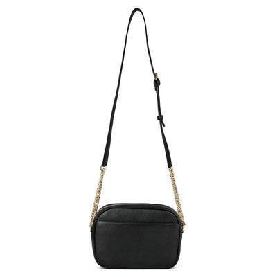 Serena Bunti Wax Leather Sling - Black