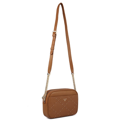 Serena Bunti Wax Leather Sling - Caramel