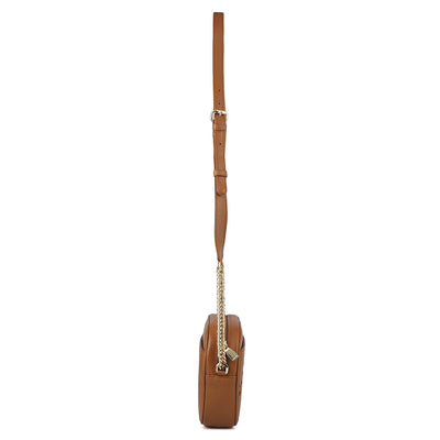 Serena Bunti Wax Leather Sling - Caramel