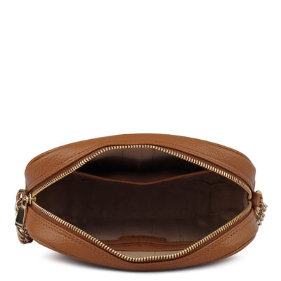Serena Bunti Wax Leather Sling - Caramel