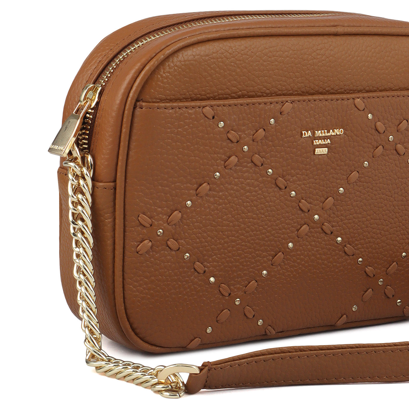 Serena Bunti Wax Leather Sling - Caramel
