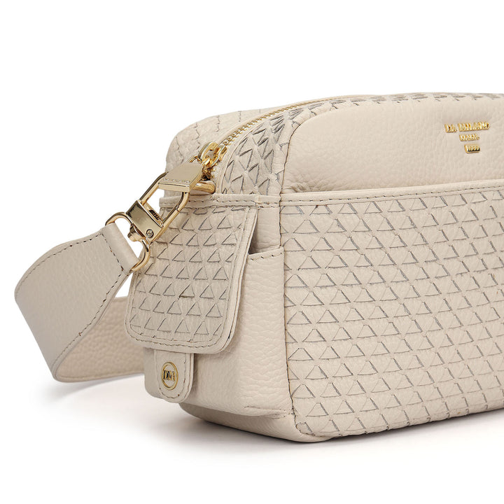 Small Mat Wax Leather Sling - Marshmallow