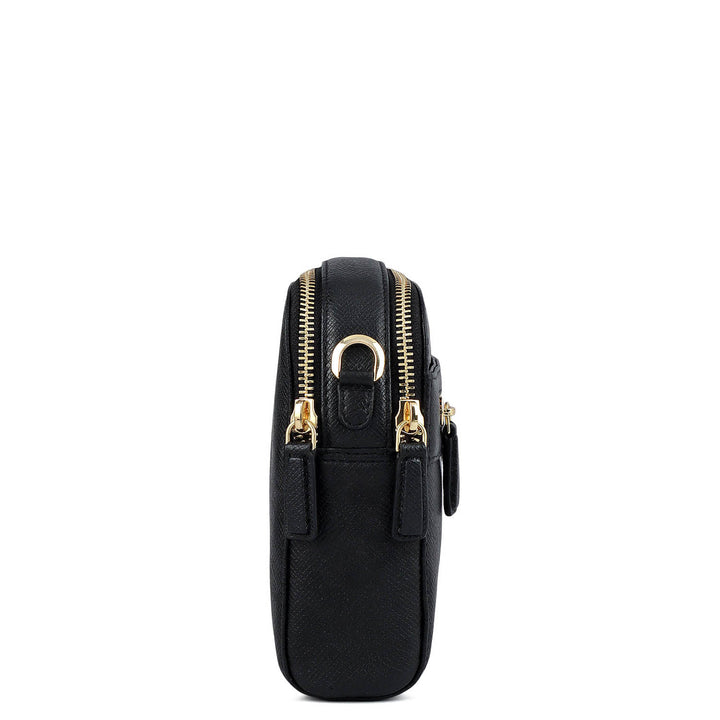 Small Franzy Leather Sling - Black
