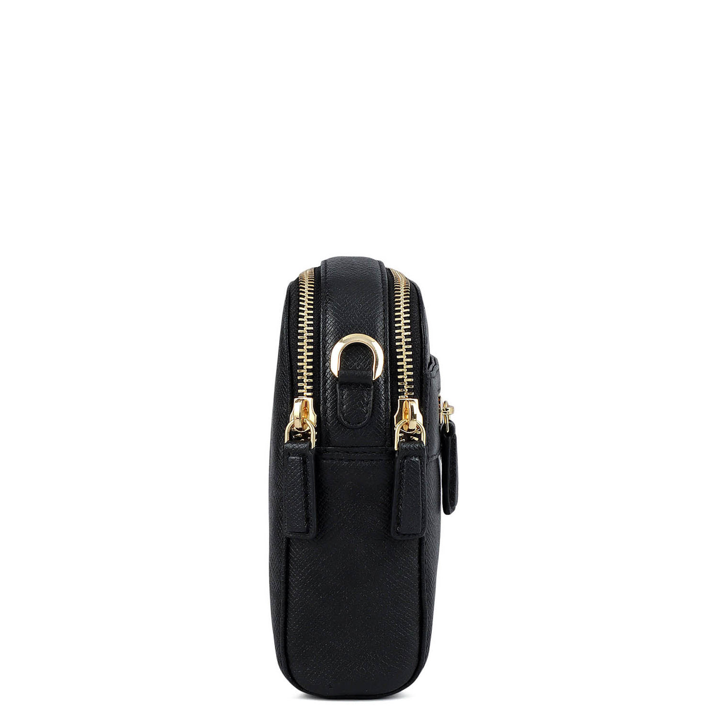 Small Franzy Leather Sling - Black