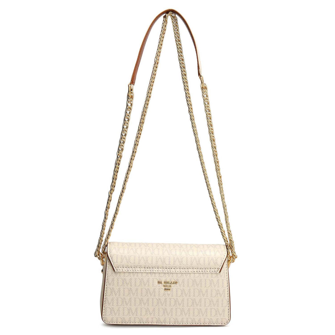 Small Monogram Leather Sling - Marshmallow