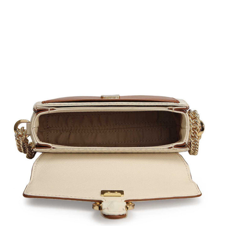 Small Monogram Leather Sling - Marshmallow