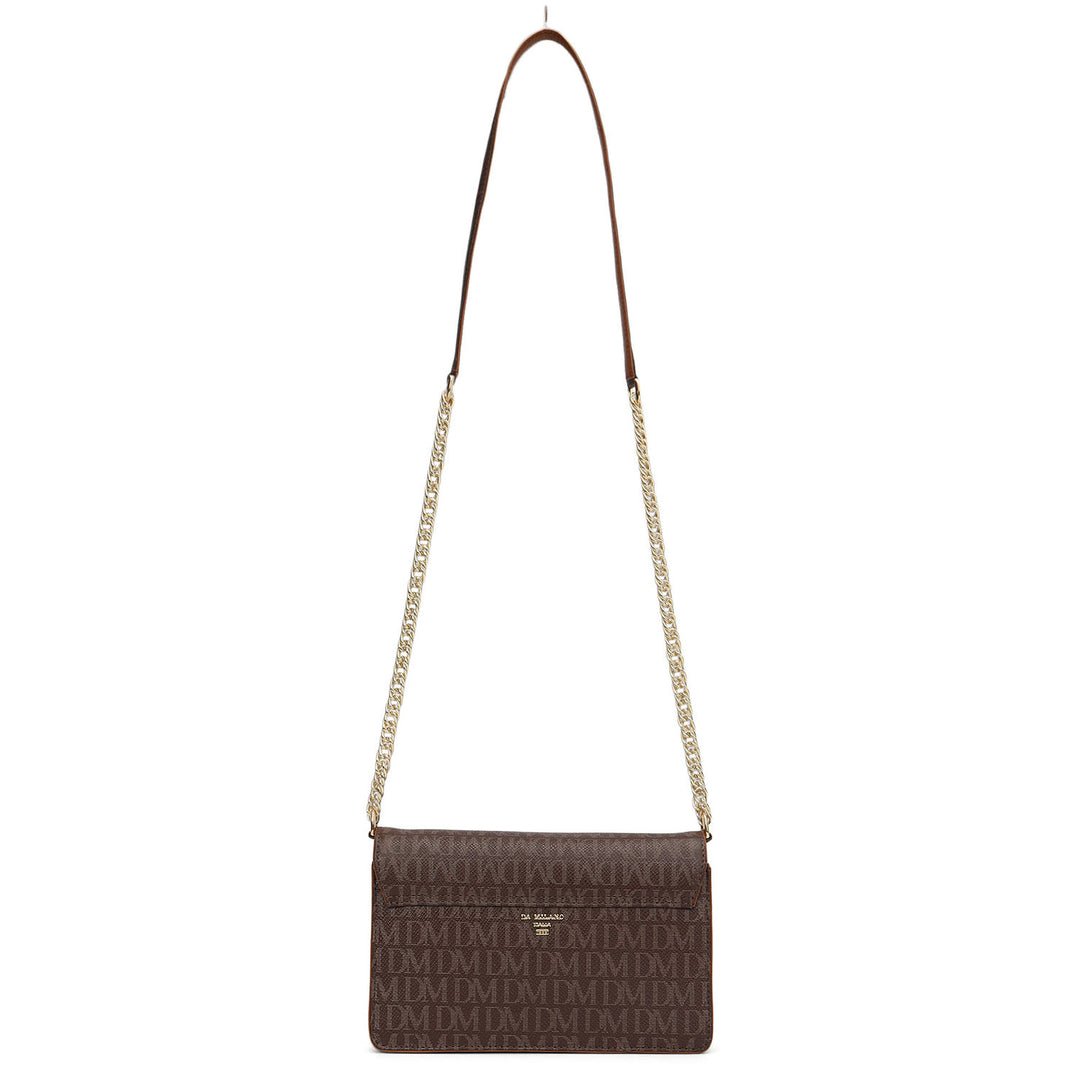 Small Monogram Plain Leather Sling - Walnut