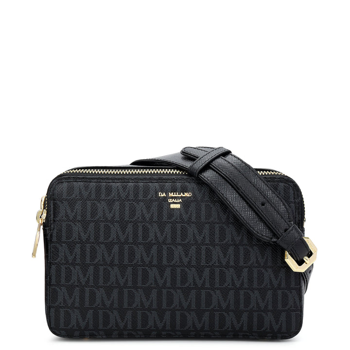 Monogram Sling Bag - Black