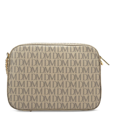 Small Monogram Leather Sling  - White