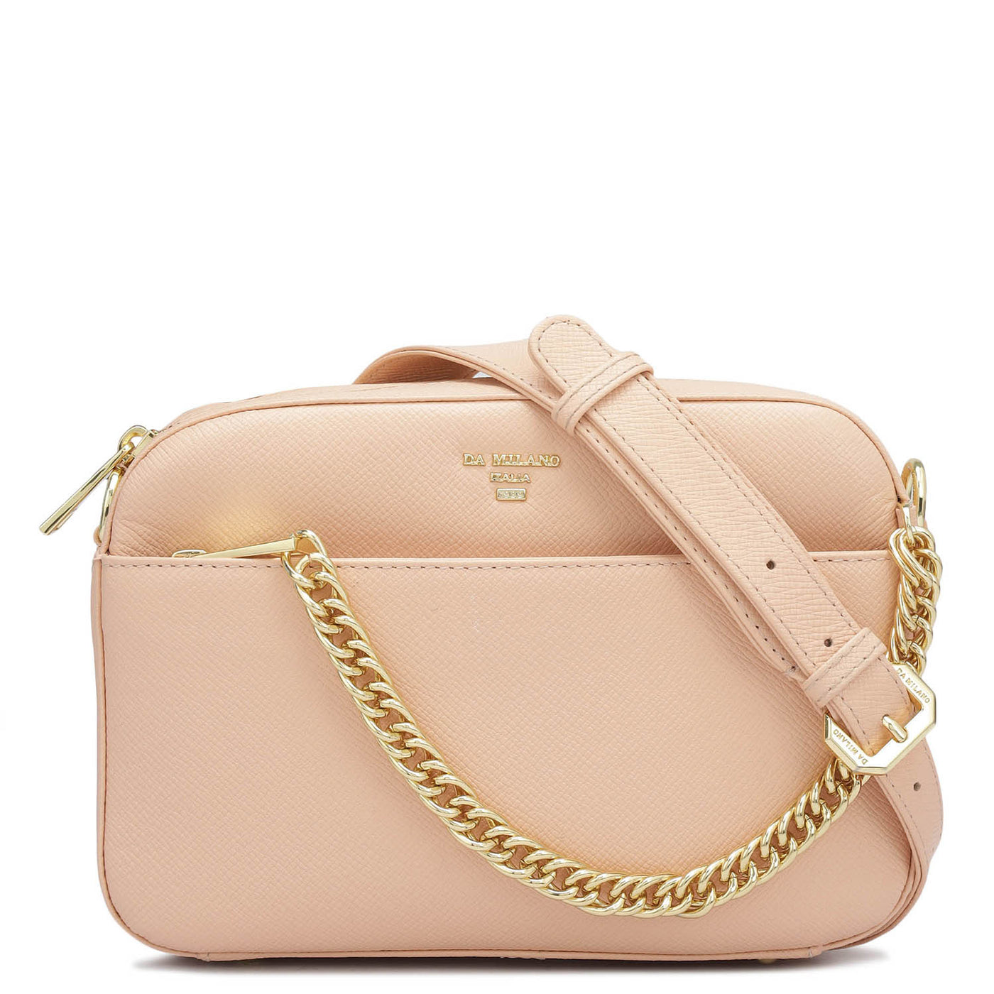 Small Franzy Leather Sling - Peach
