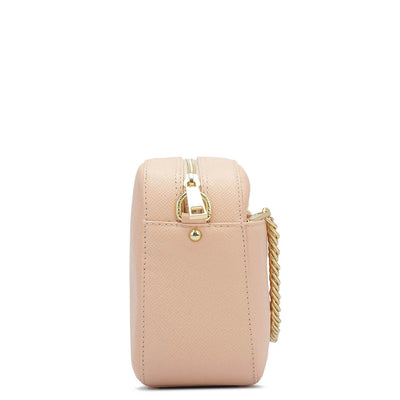 Small Franzy Leather Sling - Peach